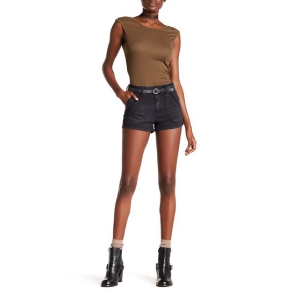 NWT Free People Black Sweet Surrender Shorts